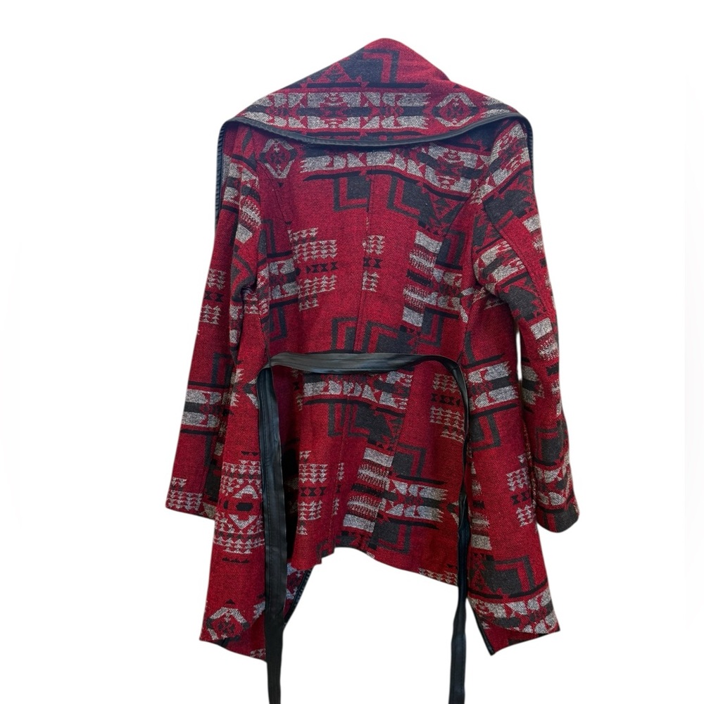 BB Dakota Wrap Belted Jacket, L - Picture 5 of 8